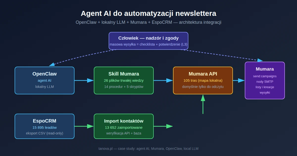 agent AI do automatyzacji newslettera